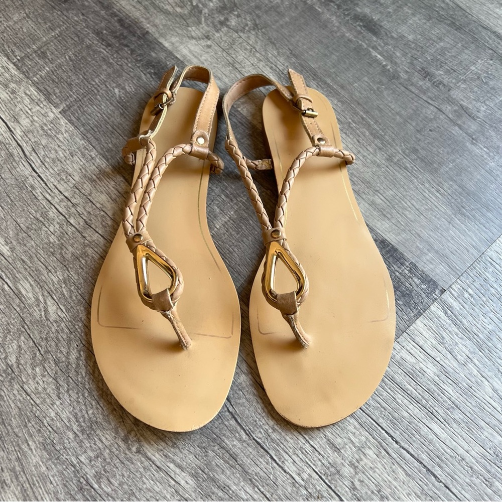 Dolce Vita Tan Braided Sandals Size 8.5